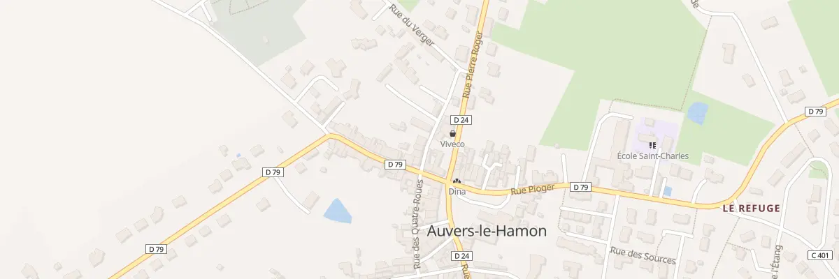 Plan du 6 Rue des Douves à Auvers-le-Hamon