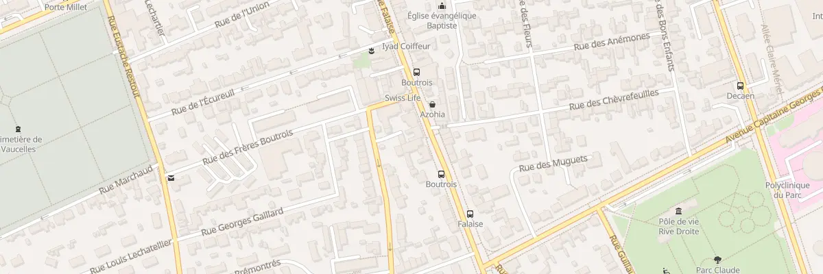 Plan du 124B Rue de Falaise à Caen