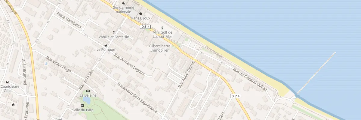 Plan du 42 Rue du Docteur Charcot à Luc-sur-Mer