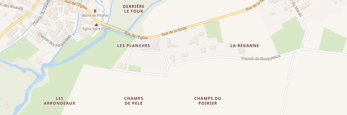 Plan du 4 Che de Bouquessus à Prignac