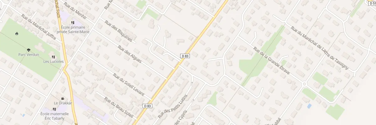 Plan du 53 Av Pierre Laurent à Luc-sur-Mer