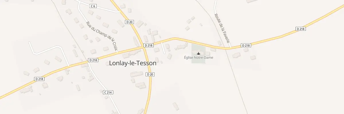 Plan du 103 Bourg de Lonlay à Lonlay-le-Tesson