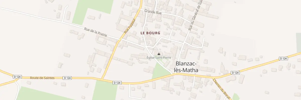 Plan du 6 Rue de l’Eglise à Blanzac-lès-Matha