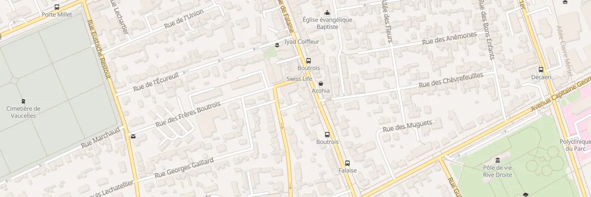 Plan du 124 Rue de Falaise à Caen