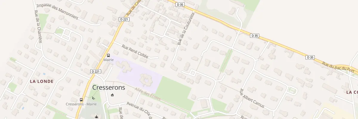 Plan du 5 Rue de la Couturette à Cresserons