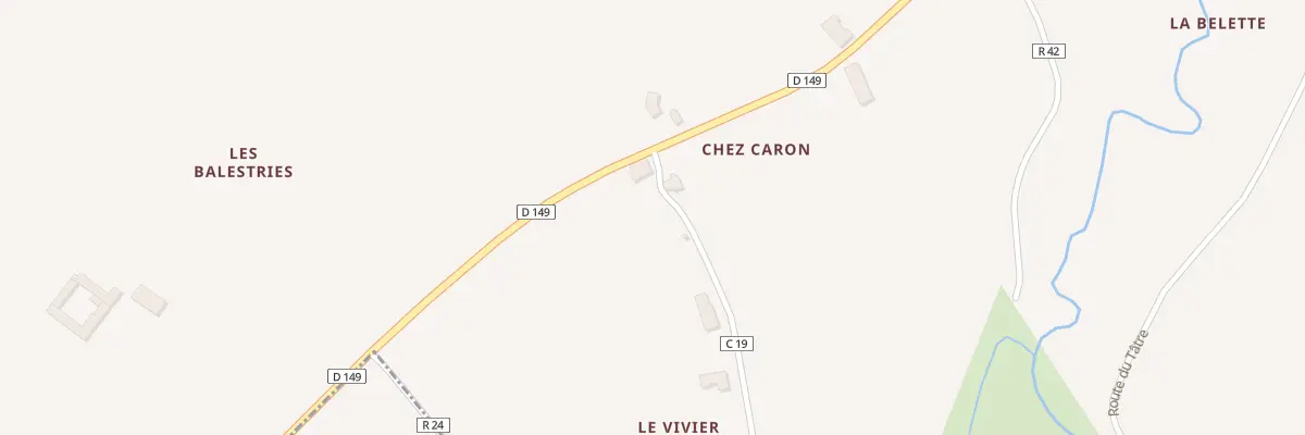 Plan du 2 Imp du Vivier à Allas-Champagne