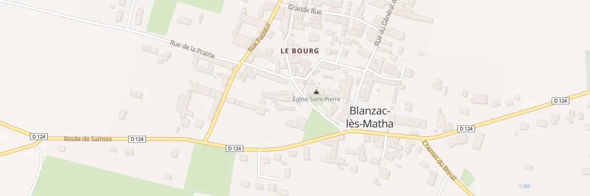 Plan du 3 Rue de l’Eglise à Blanzac-lès-Matha