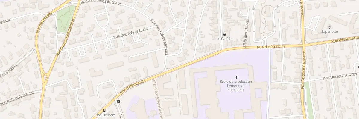 Plan du 61 Rue d’Hérouville à Caen