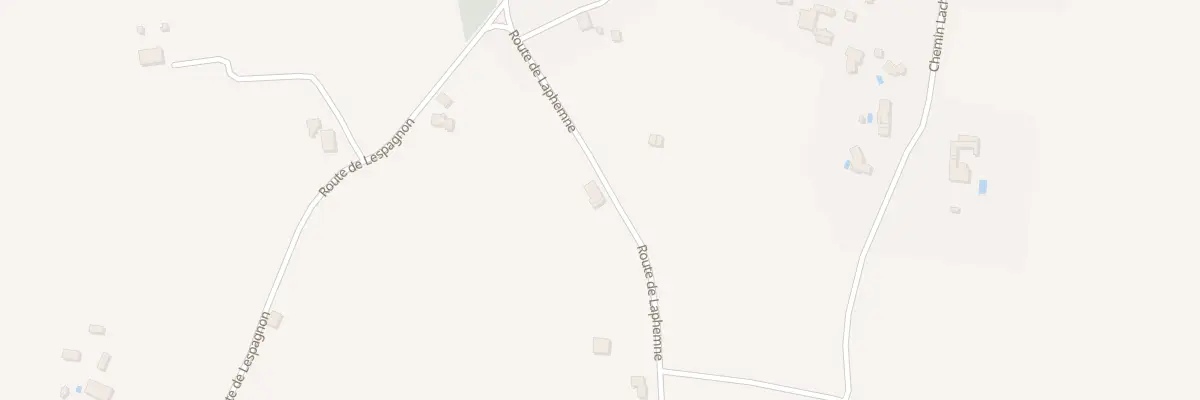 Plan du 256 Rte de Laphemne à Castandet
