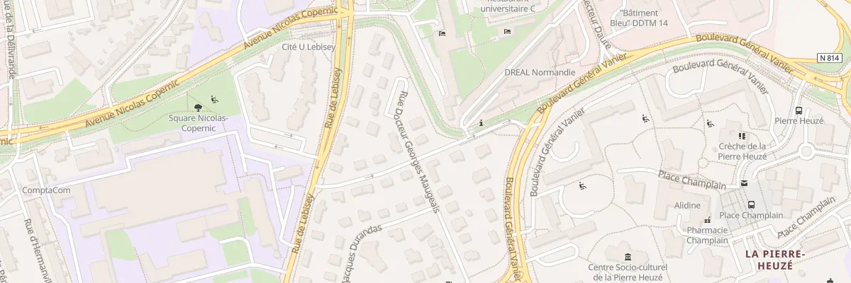 Plan du 9 Rue Antoine Cavelier à Caen