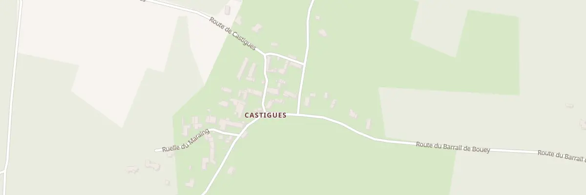 Plan du 9 Castigues à Noaillan