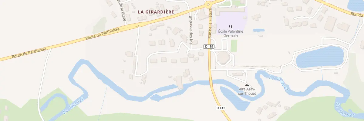 Plan du 5 Rue des Rocs à Azay-sur-Thouet