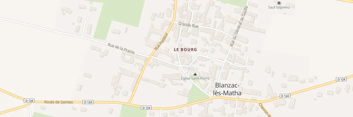 Plan du 9 Rue de l’Eglise à Blanzac-lès-Matha
