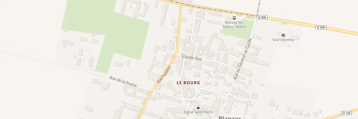 Plan du 2 Gr Grande Rue à Blanzac-lès-Matha