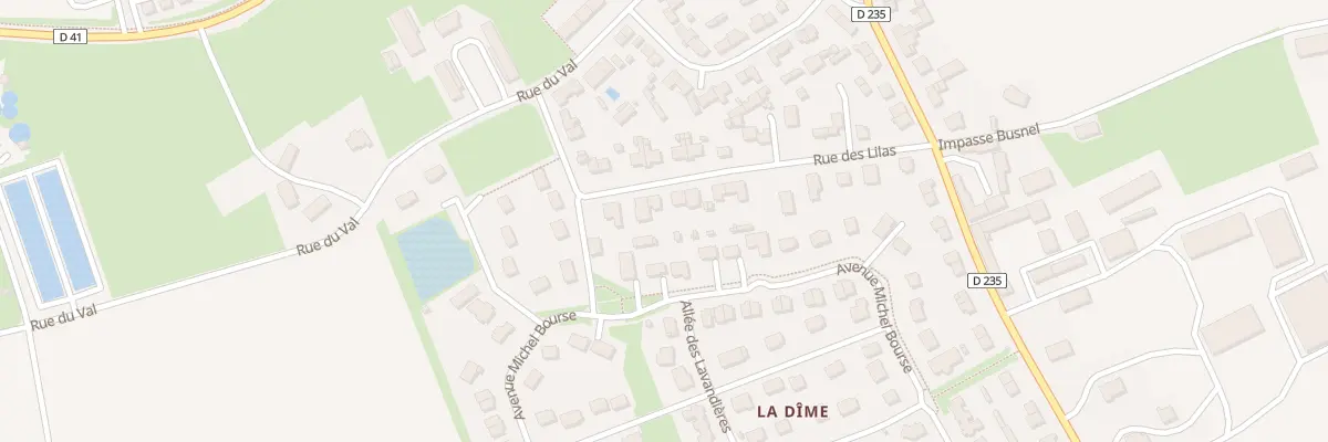 Plan du 23 Rue des Lilas à Fontenay-le-Marmion