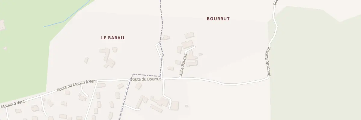 Plan du 25 Rte du Bourrut à Cursan