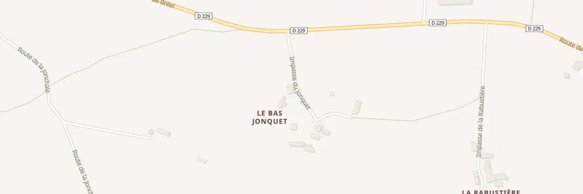 Plan du 100 Imp du Jonquet à Putanges-le-Lac
