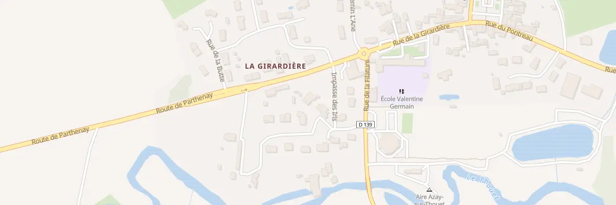 Plan du 6 Rue des Rocs à Azay-sur-Thouet
