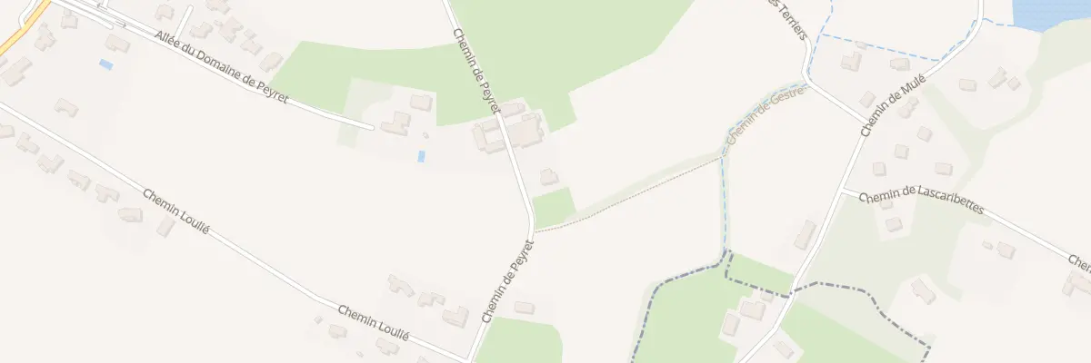 Plan du 40 Che de Peyret à Serres-Castet