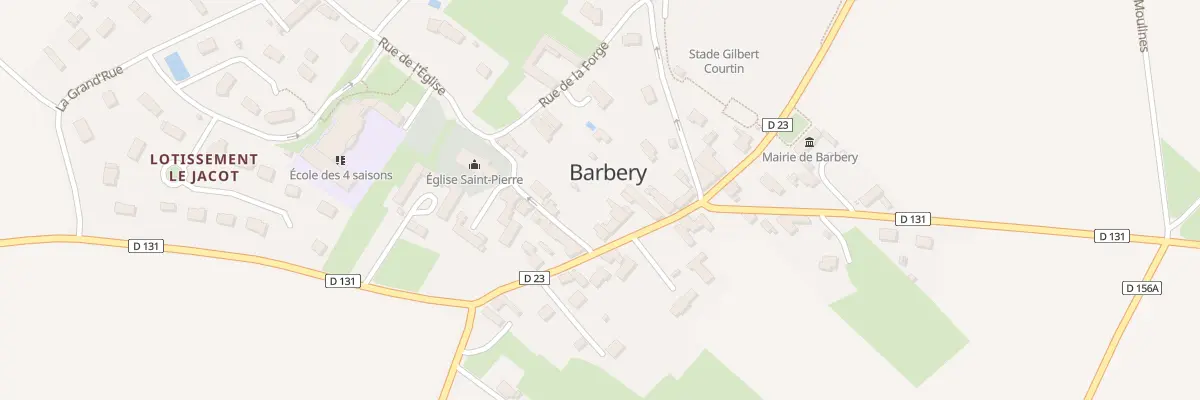 Plan du 5090 Le Bourg à Barbery
