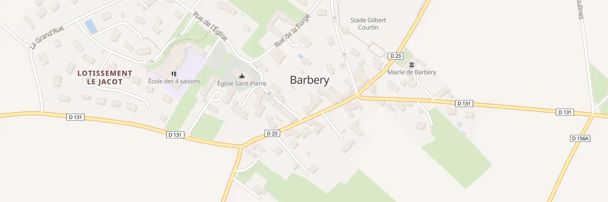 Plan du 5091 Le Bourg à Barbery