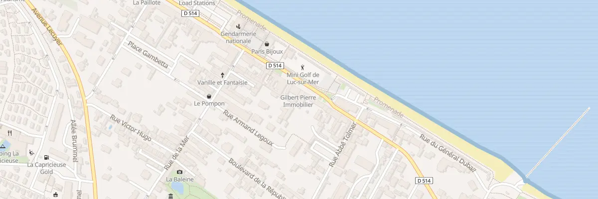 Plan du 30 Rue du Docteur Charcot à Luc-sur-Mer