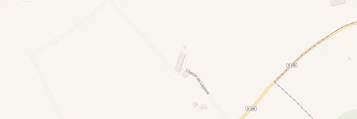 Plan du 241 Che de Lagasse à Haux