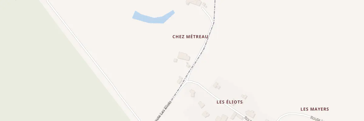 Plan du 5003 Chez Metreau à Jussas