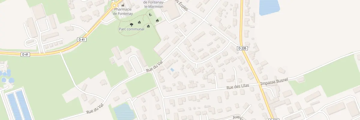 Plan du 21 Rue des Pavillons à Fontenay-le-Marmion