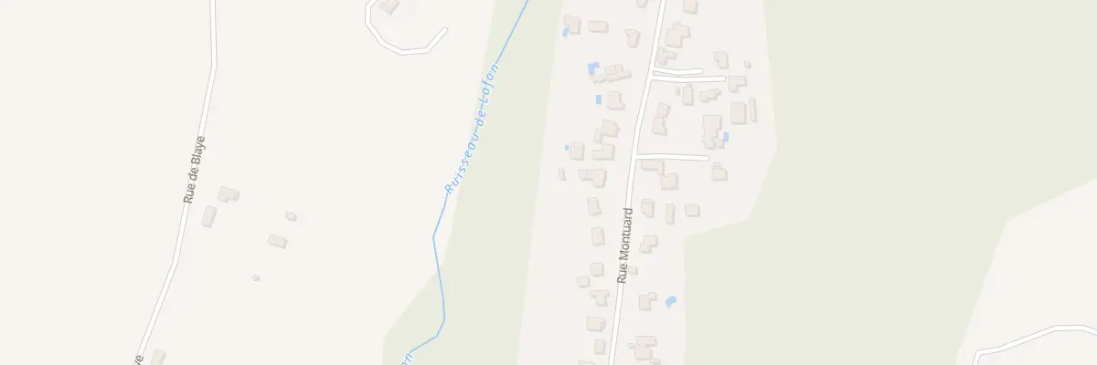 Plan du 35 Rue Montuard à Créon