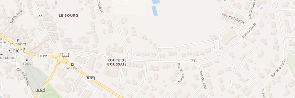 Plan du 29 Rue du Stade à Chiché
