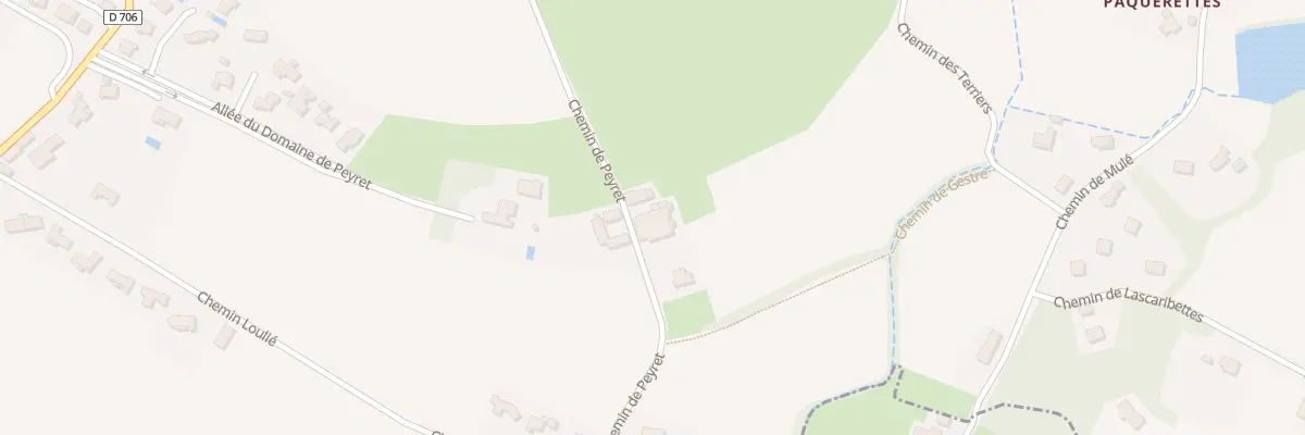 Plan du 42 Che de Peyret à Serres-Castet