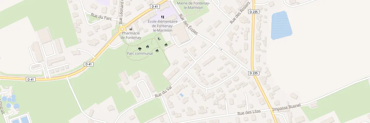 Plan du 8 Le Val à Fontenay-le-Marmion