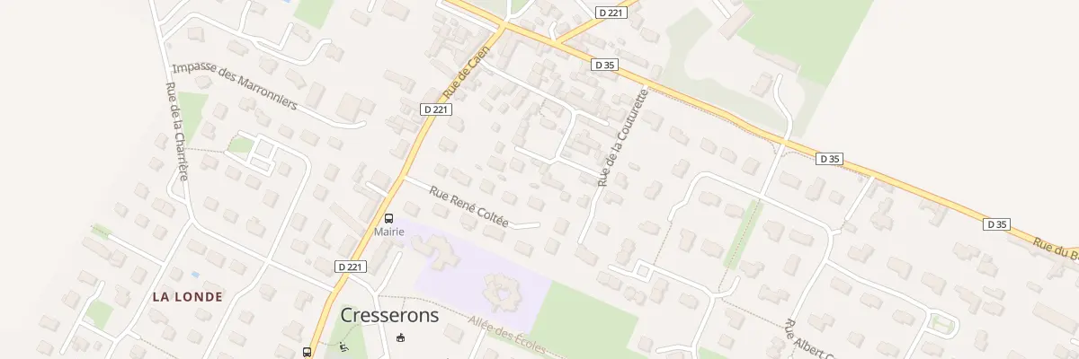 Plan du 35 Rue Neuve à Cresserons