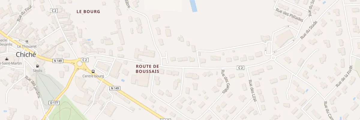 Plan du 27 Rue du Stade à Chiché