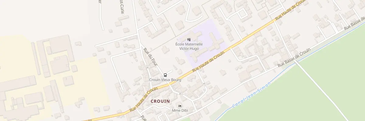 Plan du 148 Rue Haute de Crouin à Cognac