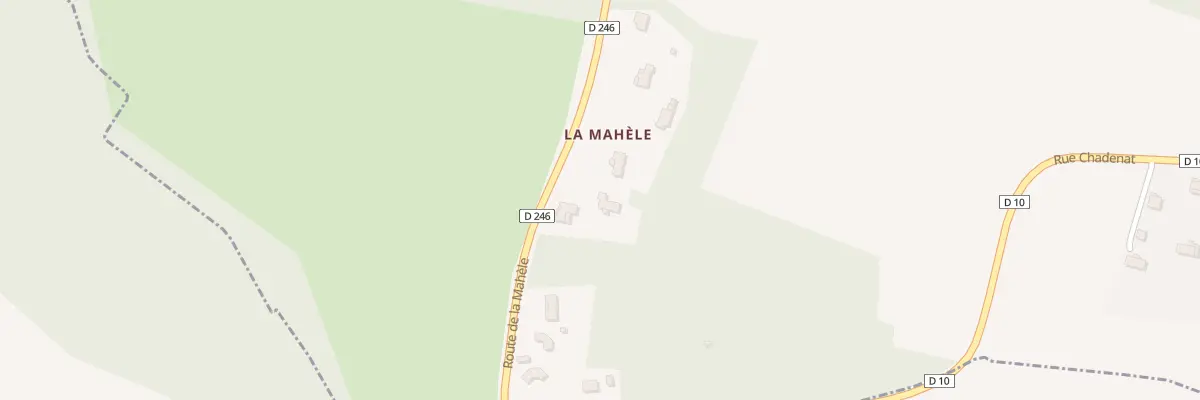 Plan du 13 Rte de la Mahele à Saint-Genès-de-Fronsac