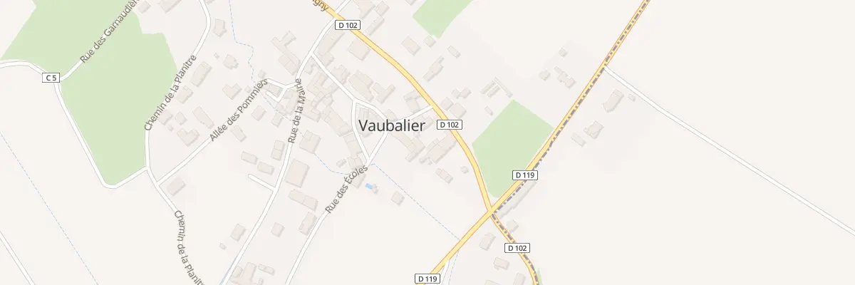 Plan du 5103 Vauballier aux Fosses