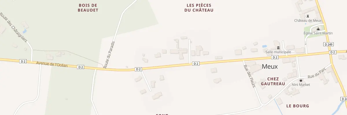 Plan du 5001 Les Pieces du Chateau à Meux