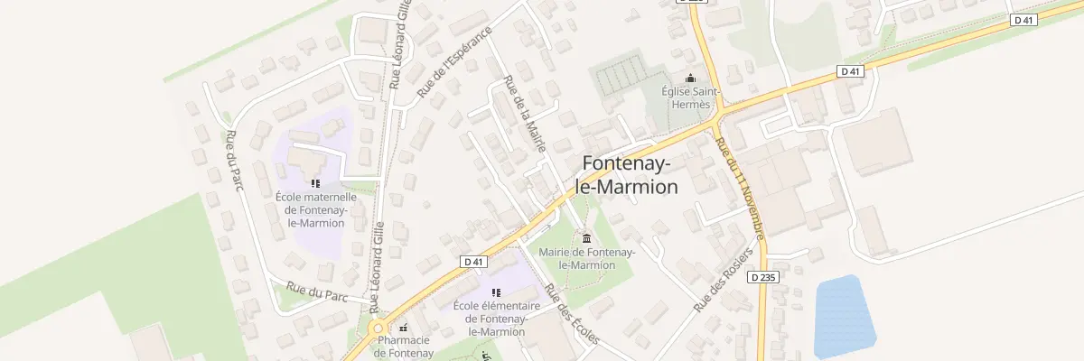 Plan du 16C Rue de la République à Fontenay-le-Marmion