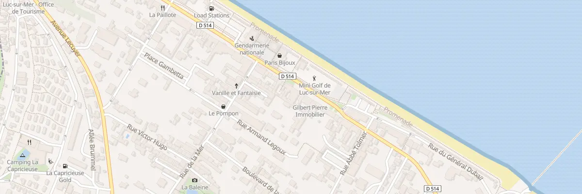 Plan du 18 Rue du Docteur Charcot à Luc-sur-Mer