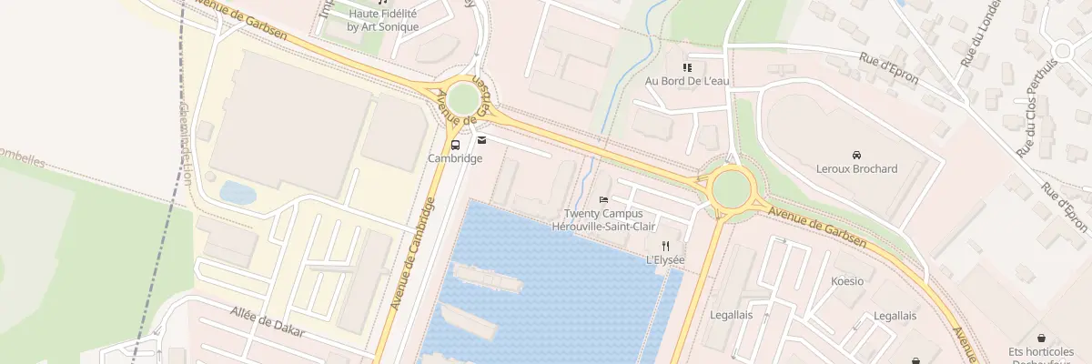 Plan du 14 Av de Cambridge à Hérouville-Saint-Clair