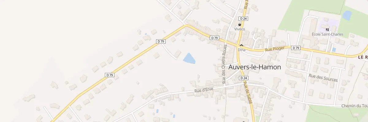 Plan du 6 Rte de Bouessay à Auvers-le-Hamon