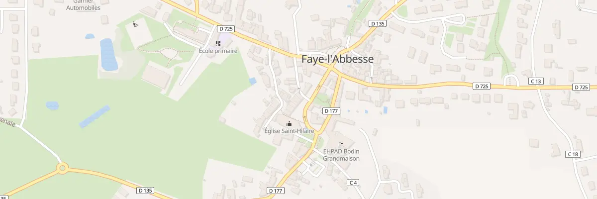Plan du 12 Pl de l’Église à Faye-l’Abbesse