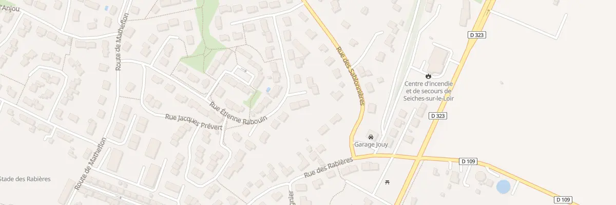 Plan du 28 Rue Etienne Rabouin à Seiches-sur-le-Loir