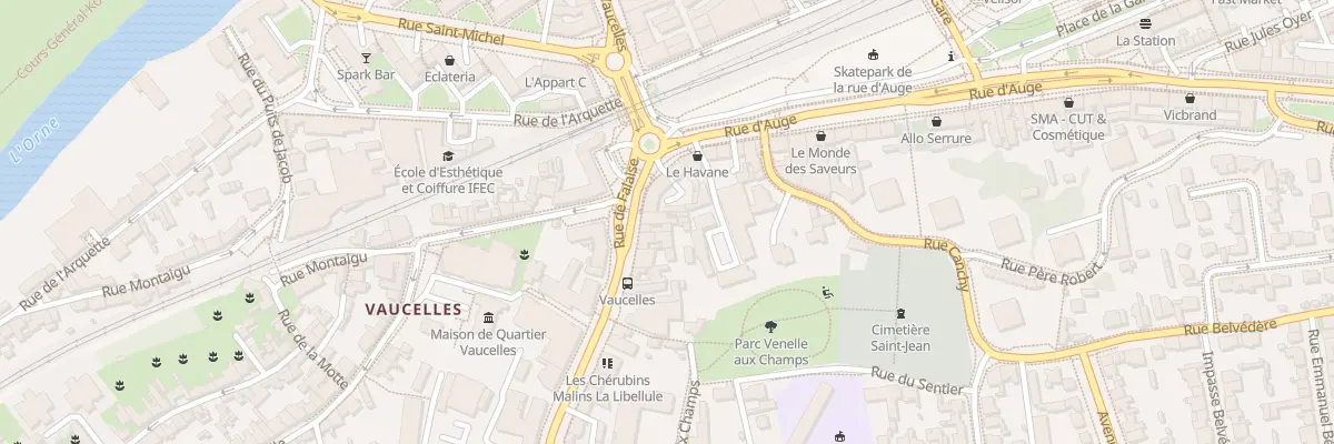 Plan du 19 Rue de Falaise à Caen