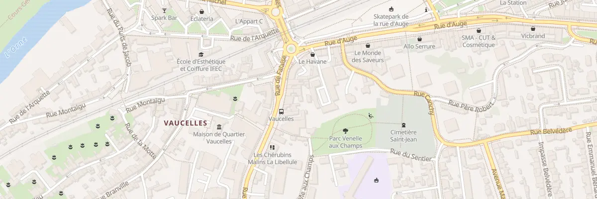 Plan du 27 Rue de Falaise à Caen