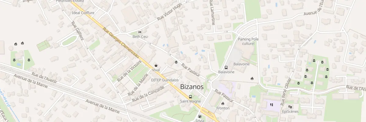 Plan du 41 Rue Pasteur à Bizanos