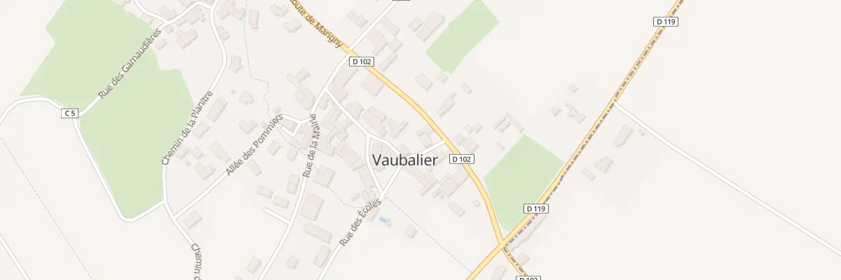 Plan du 1 Rue des Ecoles Vauballier aux Fosses