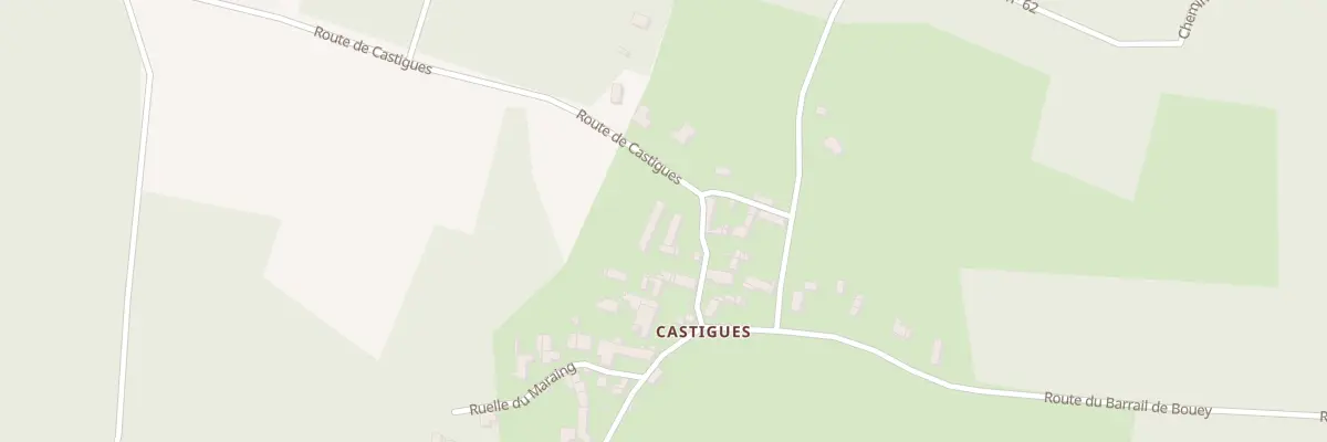 Plan du 36 Rte de Castigues à Noaillan